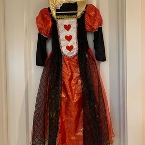 Queen of Hearts costume size 5-6